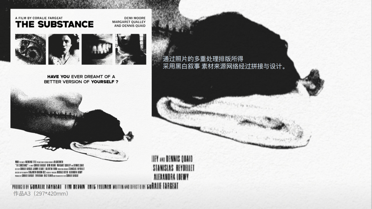 THE SUBSTANCE 电影海报