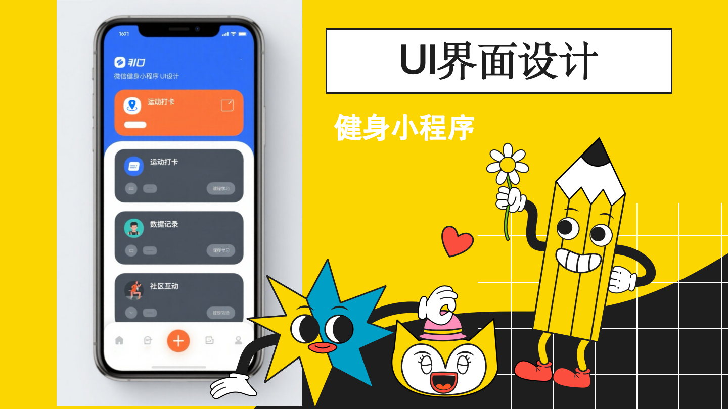 健身小程序 UI